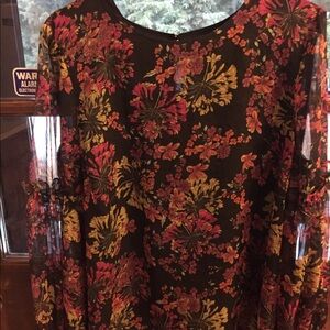 CeCe floral blouse